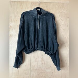 Free People Half Zip Sweatshirt